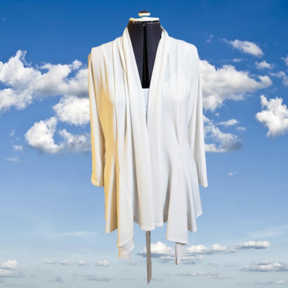 Clara Sun Woo XL open front tunic